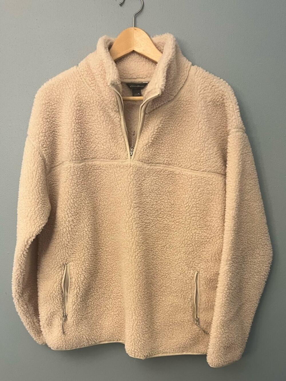 Eddie Bauer Sherpa Quarter Zip Pullover